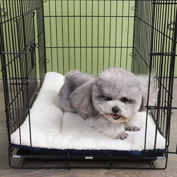 DERICOR Dog Bed Dog Crate Bed Plush 24" UK Machine Washable - Image 6