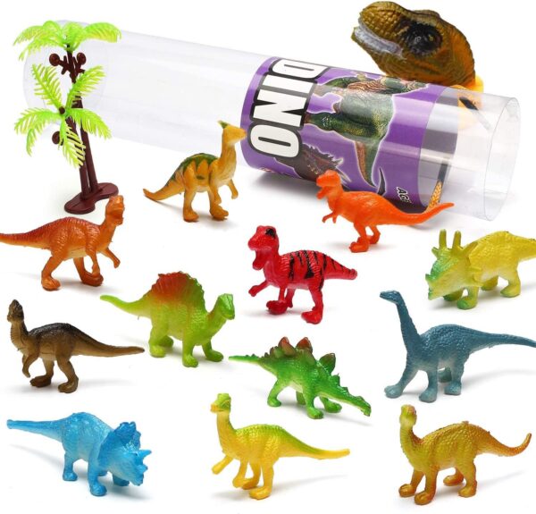 Mini Animal Figure Toys in Tubes 82 Piece Set,Assorted Mini Dinosaur Insect Ocean Sea Animal Farm Animal Jungle Animal Dog Figure, Realistic Vinyl Plastic Zoo Play Set, Small Toys for Cupcake Topper - Image 3