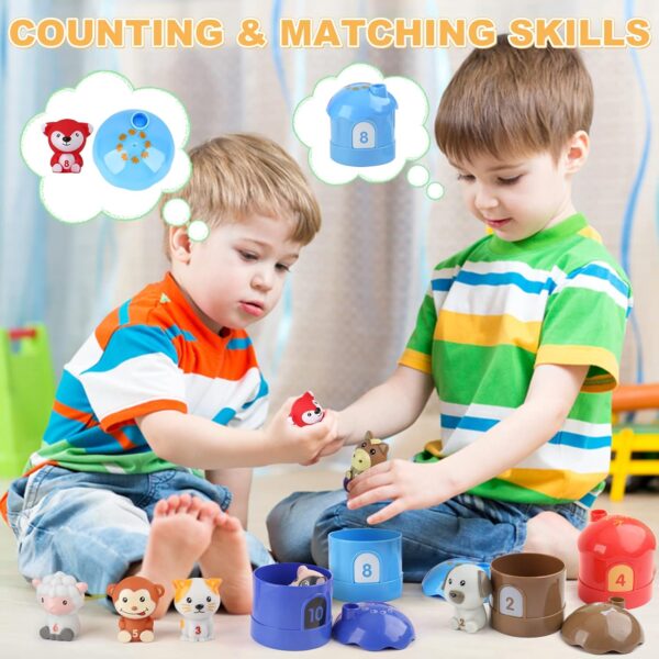 Dreamon Farm Animals Learning Toys for 2 3 4 Years Old Montessori Educational Toys for Toddlers - Early Development Activity Sorting Toys for Preschool Kids Boys Girls - Image 7