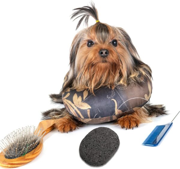 UNVOJL 2 Pieces Pet Grooming Stone Stripping Tools Pet Hair Removal Stone for Long Haired Dog - Image 5