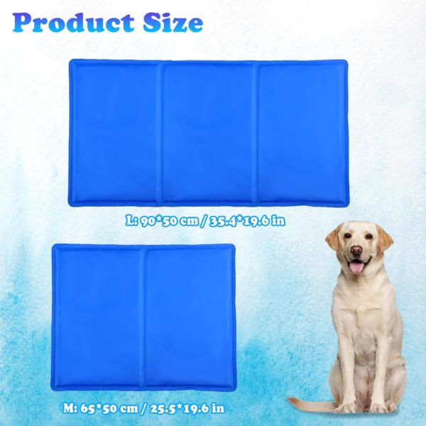 GIAPINST Dog Cooling Mat Medium 65x50cm, Non-Toxic Gel Self Cooling Pads, Scratch-Resistant Durable Cooling Bed for Dogs Cats, Keep Pets Cool in Hot Summer - Image 3