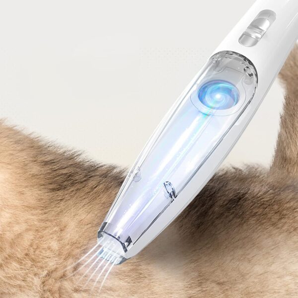 Camidy Dog Clippers for Grooming, Electric Dog Paw Fur Trimmer with Vacuum Pet Grooming Clippers for Cats Dogs Paws Eyes Ears Face - Image 5