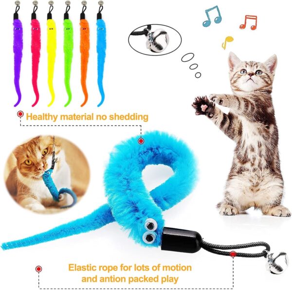 winbarry Cat Feather Toys,Interactive Cat Toys,13 Pcs Cat Toys for Indoor Cats Adult,Interactive Cat Toys for Indoor Cats Kitten to Keep Cat from Getting Bored - Image 5