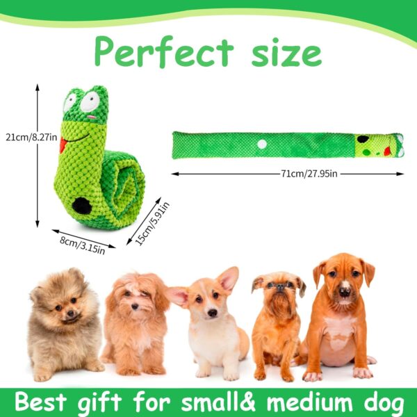 Malydyox Dog Toys for Boredom,Interactive Squeaky Dog Toys for Small and Medium Dogs, Soft Puppy Teething Toy, Snuffle Dog Toys, Foraging Training and Anxiety Relief - Image 2