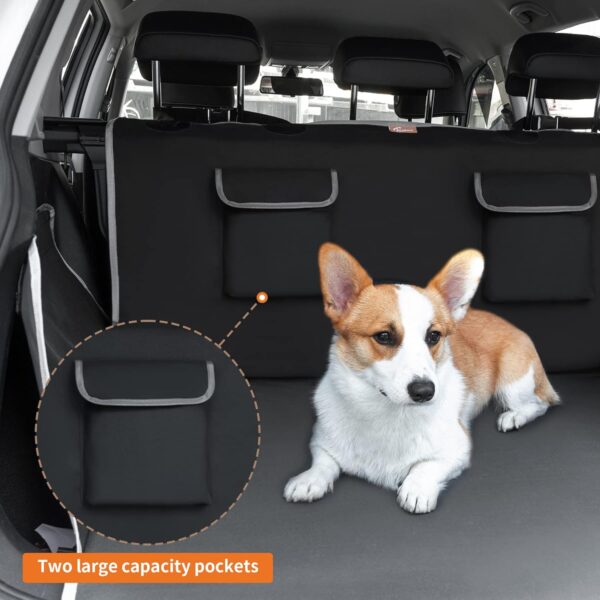 Toozey Car Boot Protector - Universal Nonslip Liner Protector with Side Protection and Bumper Protection, Waterproof & Antifouling, Robust Dog Car Boot Cover, Easy to Clean - Black - Image 6