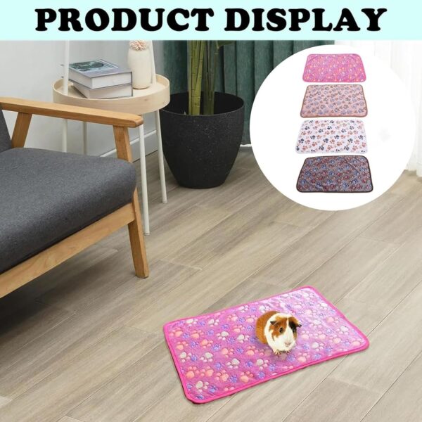 YSBCNK Washable Dog Blanket Small - 40x60cm Waterproof Blanket for Puppy and Medium Cats, Patterned Pet Throw Blankets Protect Bed and Couch Sofa with Soft Plush, Washable, Warm And Cozy Pet Blankets - Image 5