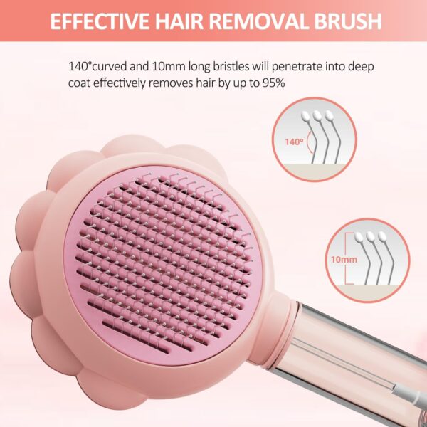 Cat Brush Dog Brush, Mebeter Cat Comb, 3 In1 Cat Steam Brush Self Cleaning Steam Brush for Dogs & Cats Cat Spray Massage Comb Multifunctional Cat Grooming Brush for Removing Tangled and Loose Hair - Image 5