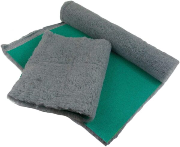 SOUL DESTINY Traditional Grey High-Grade Vet Bedding 30mm Cut in Squares & Rolls. THICK WHELPING FLEECE DOG PUPPY PRO BED - Image 2