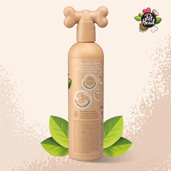 PET HEAD Dog Shampoo 300ml, Sensitive Soul, Coconut Scent, Shampoo for Dogs with Sensitive Skin, Professional Grooming, Vegan Pet Shampoo, Hypoallergenic, Natural, Gentle Formula for Puppies - Image 2