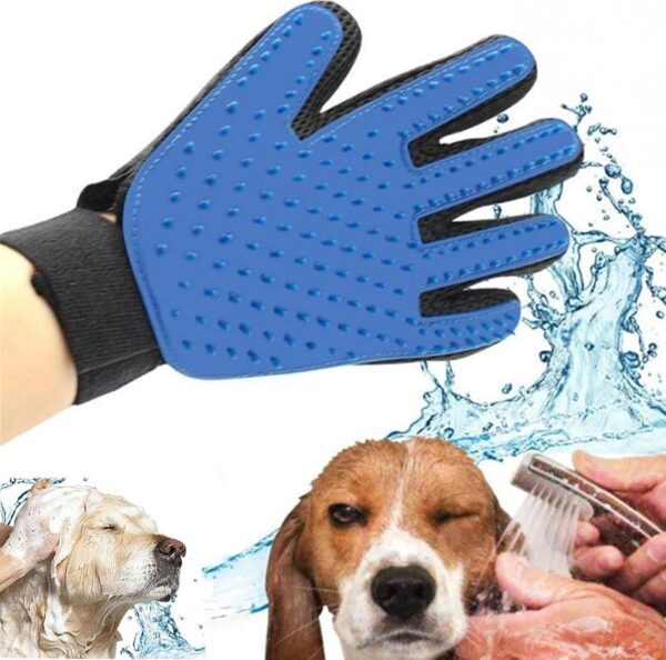 ZHIHUITL Pet Dog Cat Grooming Glove,Pet Glove,Animal Hair Removal Glove,Cat Dog Brush Glove,Cat Dog Brush Glove,Animal Hair Cleaning Glove,For Massage and Cleaning Pets, Effective Hair Care - Image 5