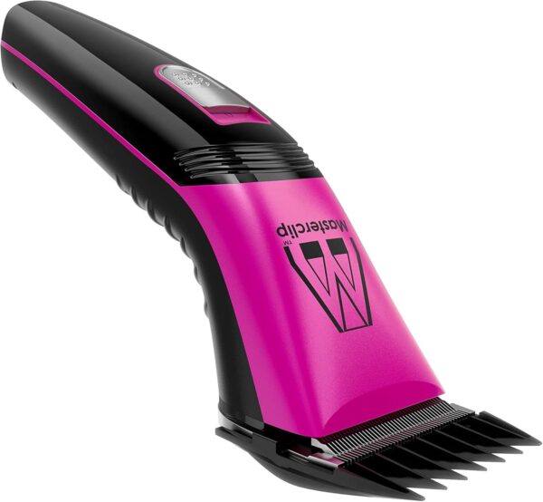 Masterclip Dog Clippers (Pink), Ultra Quiet; Professional Grooming Kit with Lightweight Cordless Trimmer. Rechargeable Showmate II Clipper Suitable for Dogs, Cats and Other Pet Hair (Pink) - Image 8