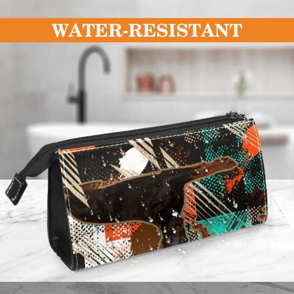 Cosmetic Bag for Women, Adorable Roomy Makeup Bags Travel Water Resistant Toiletry Bag Accessories Organizer, Cartoon Animal Pet Doberman Pinscher Cool - Image 4