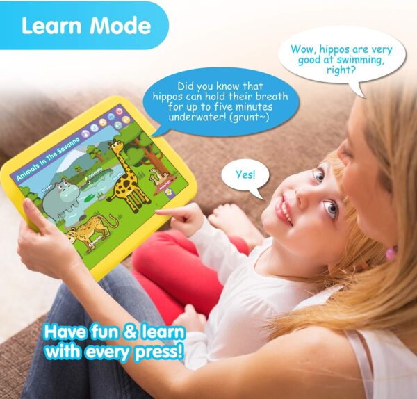 BEST LEARNING INNO PAD Smart Fun Lessons - Educational Tablet Toy to Learn Alphabet, Numbers, Colours, Shapes, Animals, Time for Toddlers Ages 2 to 5 Years Old - Image 4