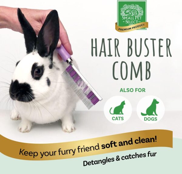 Small Pet Select Hair Buster Comb - Image 2