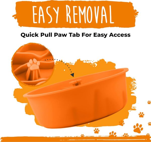 Mighty Paw Dog Slow Feeder Bowl Insert (18 cm) | Interactive Puzzle Maze Feeder. Slow Feeder Dog Bowl for Fast Eaters. Prevents Gulping and Vomiting. Holds 3 Cups Of Food. Dishwasher-Safe BPA-Free - Image 6