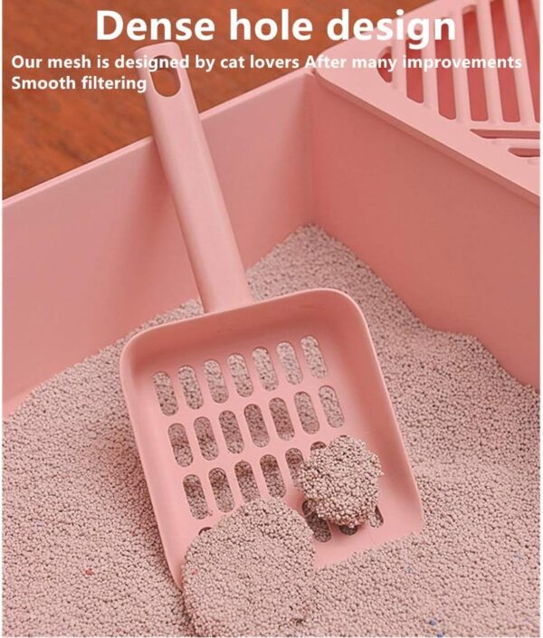 NA Cat Litter Scoop with Stand Cat Litter Shovel strong ABS Plastic Scoop Large Pet Cleanning Tool for Cat Sand Cleaning Supplies Products Toilet For Dog Food Spoons - Image 2