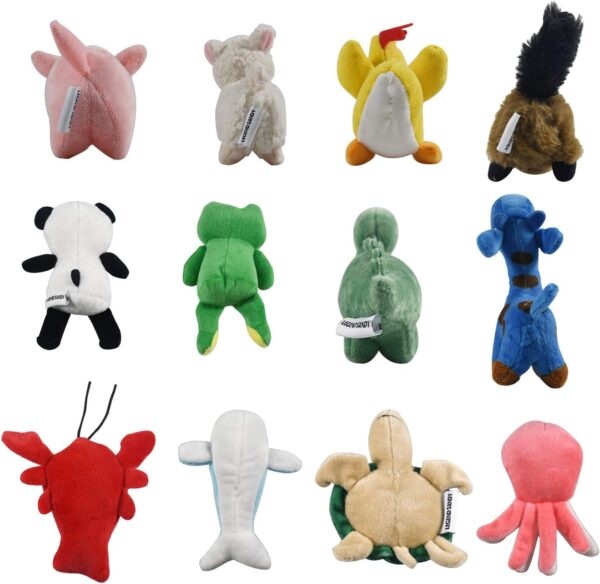 LEGEND SANDY Squeaky Plush Dog Toy Pack for Puppy, Small Stuffed Puppy Chew Toys 12 Dog Toys Bulk with Squeakers, Cute Soft Pet Toy for Small Medium Size Dogs - Image 9