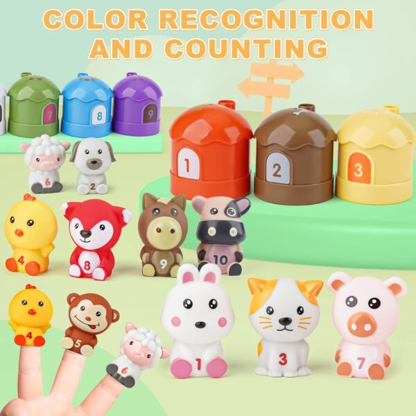 Dreamon Farm Animals Learning Toys for 2 3 4 Years Old Montessori Educational Toys for Toddlers - Early Development Activity Sorting Toys for Preschool Kids Boys Girls - Image 6