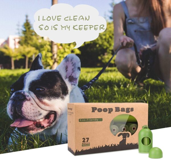 Dog Poo Bags - 540 Counts Biodegradable Poop Waste Bag Refill Rolls for Dogs include 1 Adjustable Dispenser | Scented - Image 7