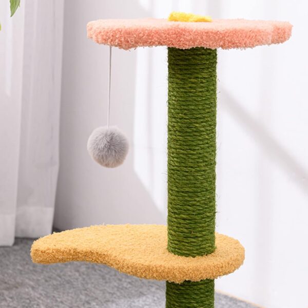 Happy & Polly Cat Scratching Post - Easy to Assemble with Sisal Ball for Kittens - Image 4