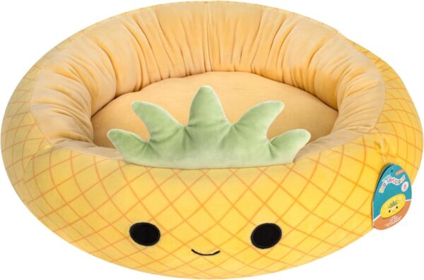 Squishmallows Official 20-Inch Maui Pineapple Pet Bed - Small Ultrasoft Official Plush Pet Bed - Image 3