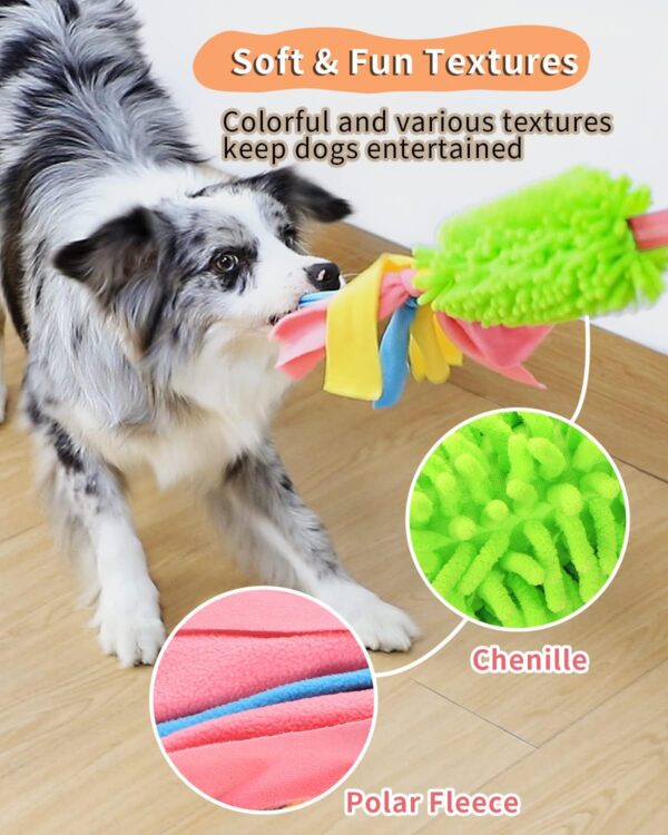 SCHITEC Tug Toy for Dogs, Bungee Tug of War Rope Toys with Squeaky Sound for Small Medium Large Dog, Puppy Training Pull Toy for Exercise & Interactive Play Games - Image 5