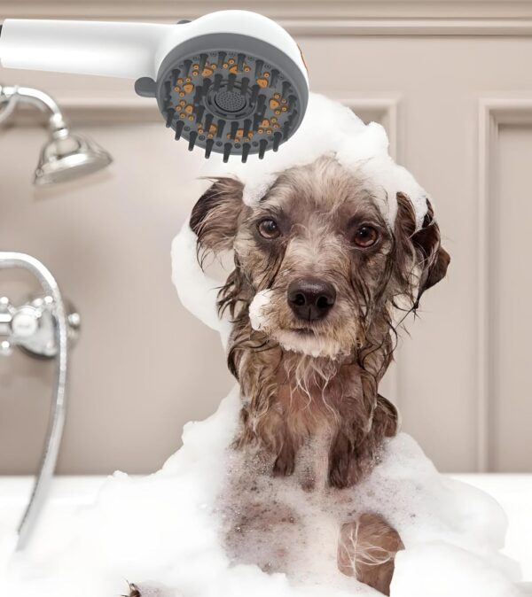 Pet Dog Grooming Shower Head with Massage Functionality and Water-Saving Pause Feature - Image 4