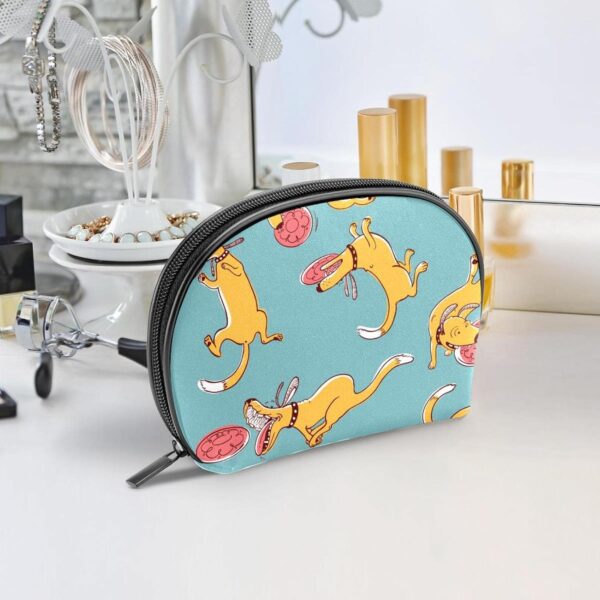 Cosmetic Bags for Women, Makeup Bag Travel Toiletry Bag Accessories Organizer, Cartoon Dog Pet - Image 5