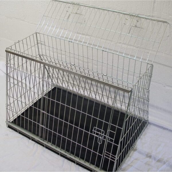 Pet World 36 inch Cat Puppy Dog Travel crate cage Slopped rear and front to get the most from your boots space - Image 3