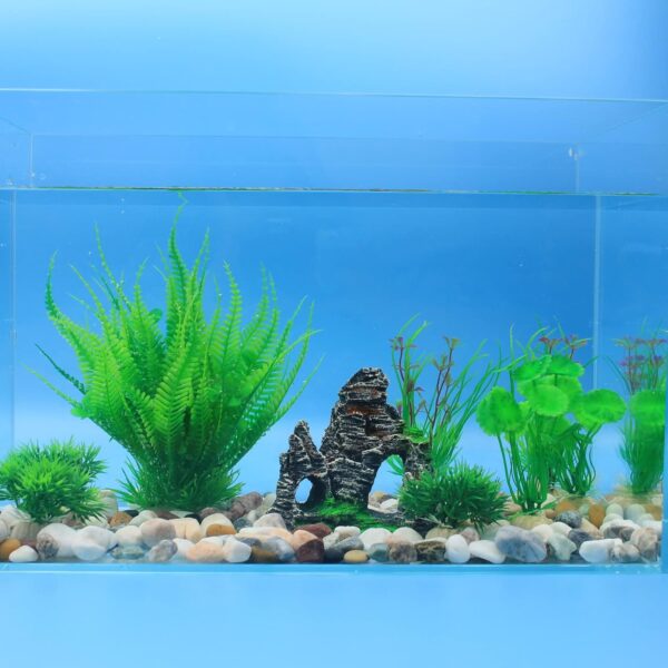 BAILMOLI Fish Tank Decorations, 10 PCS Aquarium Plants Green Fish Tank Plants Artificial Set Aquarium Ornaments Accessories - Image 2