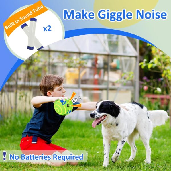 TAUCHGOE Giggle Ball for Dogs Interactive Dog toys Indestructible Dog Balls toy Balls for Dogs for Relieve Anxiety and Boredom - Image 2