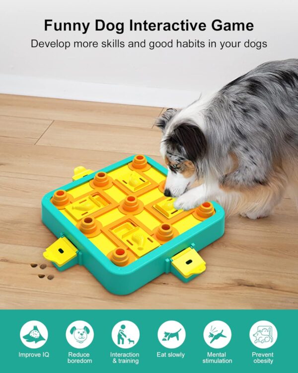 LACCEN Dog Puzzle Toys - Level 3 in 1 Interactive Dog Toy for IQ Training Reduce Boredom, Dog Treat Dispenser Toy Slow Feeder, Funny Brain Stimulating Games for Large Medium Small Dogs - Image 2