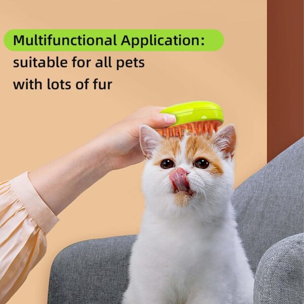 DONGTATA 3 in 1 Cat Dog Steamy Brush Steam Grooming Brush Pet Hair Removal Comb for Massage cat dog comb for grooming cat hair brush Cat Brush Soothing Body - Image 3