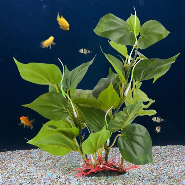 1 pc 33 cm Aquarium Decoration Ornaments (Water soluble leaf) Aquarium Accessories Fish Tank Decor for Water Animals Goldfish - Image 3