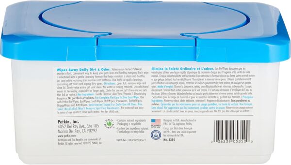 Petkin Pet Wipes, Pack of 100 - Image 2