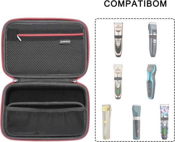 RLSOCO Hard Case for Dog Grooming Clippers & Cats Grooming Clippers -Fits for Oneisall Dog Clippers/WAHL Dog Clippers & Compatible with Masterclip Dog Clippers (Case Only) - Image 3