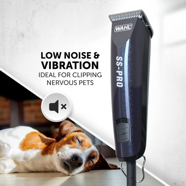 Wahl Dog Clippers, SS Pro Premium Dog Grooming Kit, Full Coat Dog Grooming Clippers for All Coat Types, Low Noise Corded Pet Clippers, Powerful and Quiet - Image 4