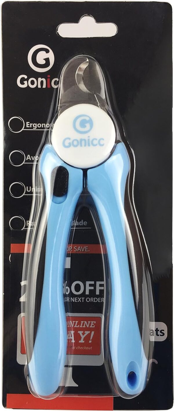 gonicc Dog & Cat Pets Nail Clippers and Trimmers - with Safety Guard to Avoid Overcutting, Free Nail File, Razor Sharp Blade - for Large and Small Animals. - Image 6