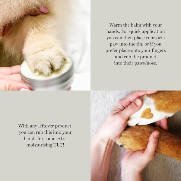 Be:Loved Be:Soft Pet Nose and Paw Balm for Dogs - Natural Cat and Dog Paw Balm | Shea Butter, Beeswax, Vitamin E and Manuka Honey Dog Nose Balm | Nourishing Dog Moisturiser for Dry Skin | 60g - Image 5