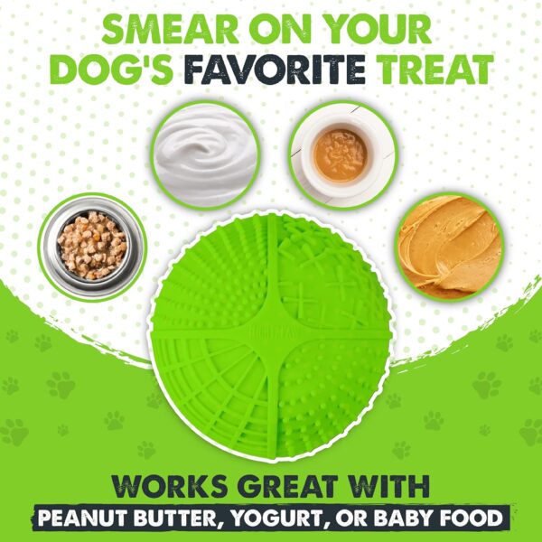 Mighty Paw Dog Lick Bowl | Interactive Slow Feeder & Dog Licky Mat. Enrichment Puzzle For Dogs Anxiety/Boredom Relief. Dishwasher Safe, BPA Free Silicone Dog Lick Mats. Wobble or Stable Puppy Lick Mat - Image 4