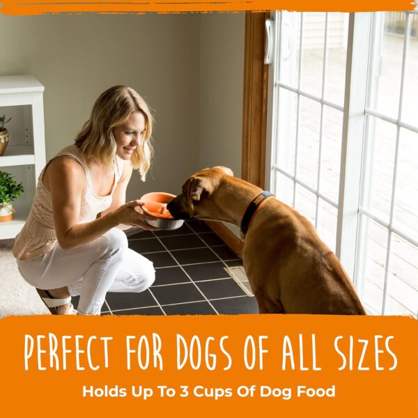 Mighty Paw Dog Slow Feeder Bowl Insert (18 cm) | Interactive Puzzle Maze Feeder. Slow Feeder Dog Bowl for Fast Eaters. Prevents Gulping and Vomiting. Holds 3 Cups Of Food. Dishwasher-Safe BPA-Free - Image 7