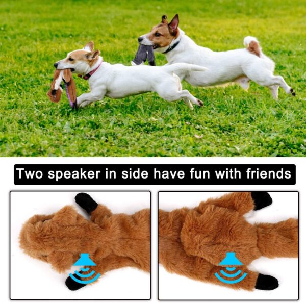 Newthinking No Stuffing Dog Toys, 5 Pack Squeaky Dog Toys Indestructible, Soft Plush Dog Toys for Small Medium Large Dogs - Image 5