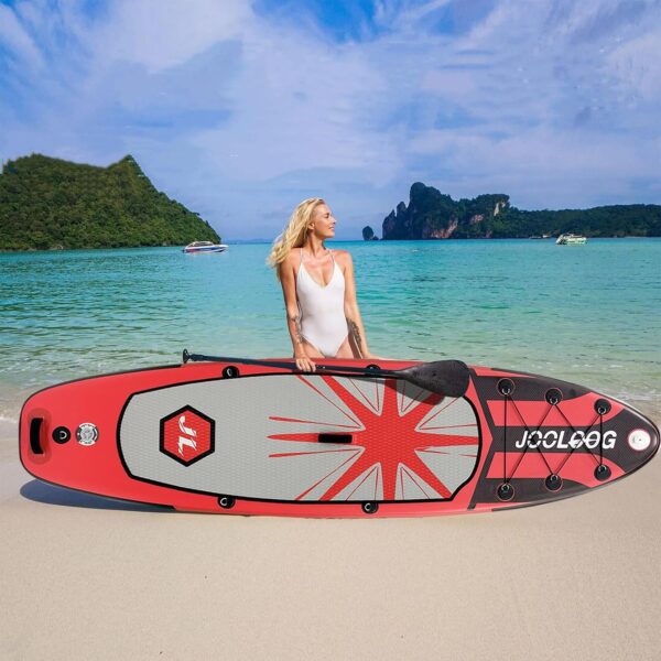 JOOLOOG Inflatable Stand Up Paddle Board 320CM 300CM Premium iSUP with Kayak Seat, and Complete Package - Image 5