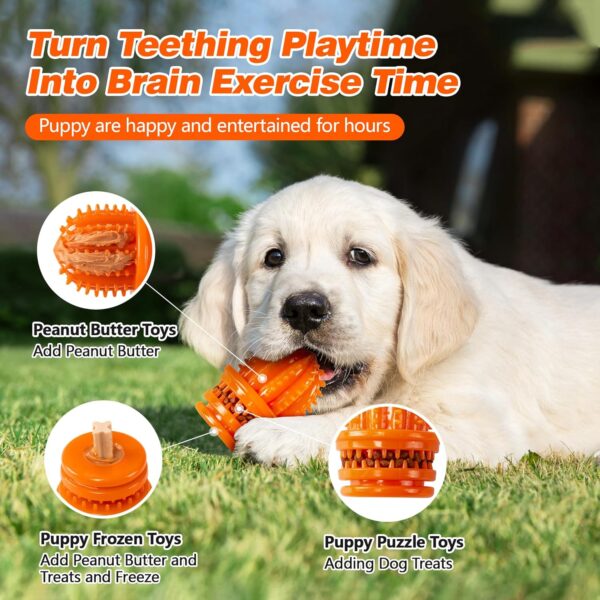 Ystars 9 Pcs Puppy Toys from 8 Weeks to 38 Weeks,Indestructible Puppy Teething Toys to Release Excess Energy,Interactive Puppy Chew Toy to Relieve Teething Itch and Pain,Tug of War Dog Toys for Puppy - Image 5