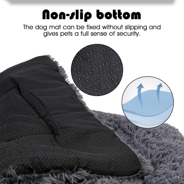 Zvonema Dog Crate Bed, Pet Bed Cushion Mat with Non-slip Bottom and Soft Surface, Dog Mattress for Medium Large Dogs and Cats, 79cm x 61cm - Image 4