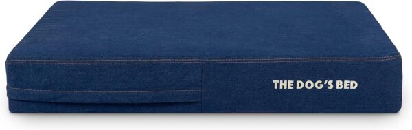 The Dog’s Bed Orthopaedic Dog Bed Large Blue Denim, Waterproof Memory Foam Dog Bed - Image 8