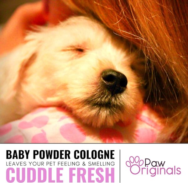 Baby Powder Cologne Perfume For Dogs - Long Lasting Deodoriser For Dogs & Aloe Vera Coat Conditioner- Naturally Derived - Lasts Up to 3 Days - 250ML - Perfume & Conditioner For Dogs, Cats & Pets - Image 4