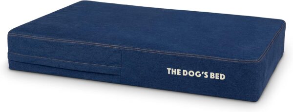 The Dog’s Bed Orthopaedic Dog Bed Large Blue Denim, Waterproof Memory Foam Dog Bed - Image 9