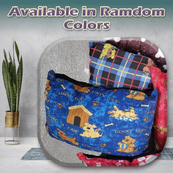 Nod Off Soft & Cosy Dog Cushion - Pet Dog Bed Supplies, Pet Pillow Available In Random Colours (Medium (65 x 45)) - Image 7