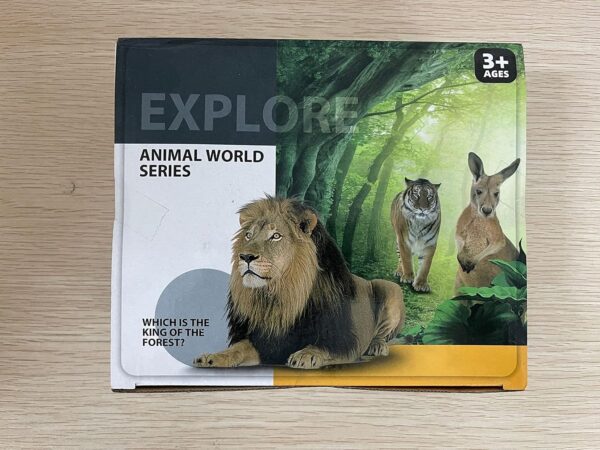 8 Jumbo Animal Toys for Kids Zoo Safari Jungle Animals Figures With Educational Book Gift for 5 4 3 Year Old 2 Toddler Boys Girls - Image 8